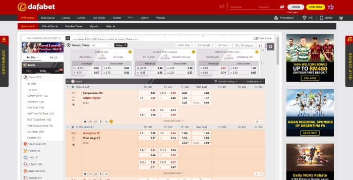 dafabet sports betting